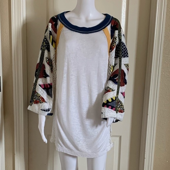 Free People Serengeti Mixed Media T-Shirt - Picture 4 of 12